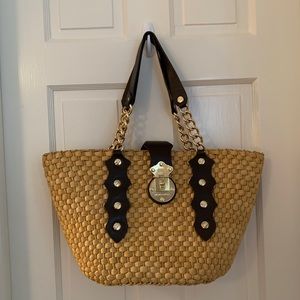 Michael Kors Santorini Straw Tote